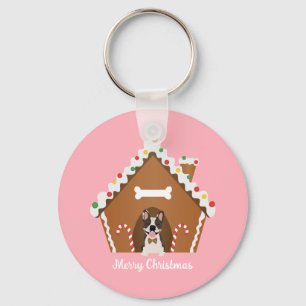 Chaveiro Casa de Cachorro Feliz de Natal