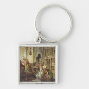 Chaveiro Casa do café do otomano, 1862 (litho da cor)