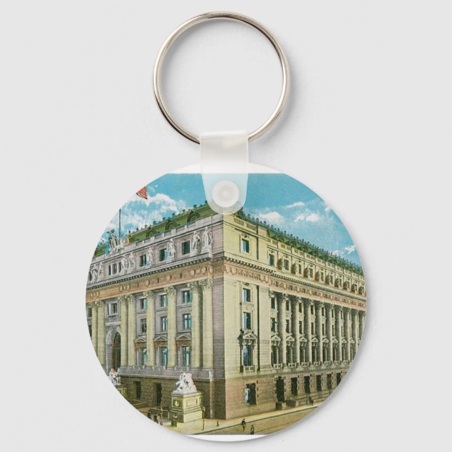 Chaveiro Casa Personalizada dos EUA, Nova Iorque (Frente)