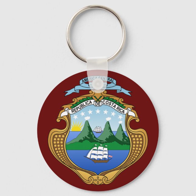 Chaveiro Casaco de Armas da Costa Rica (Frente)
