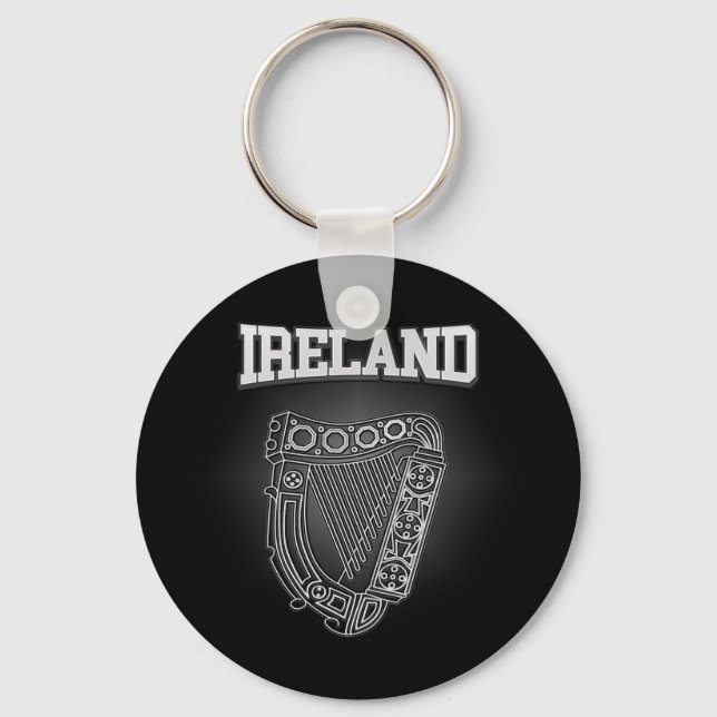Chaveiro Casaco de Armas da Irlanda (Frente)