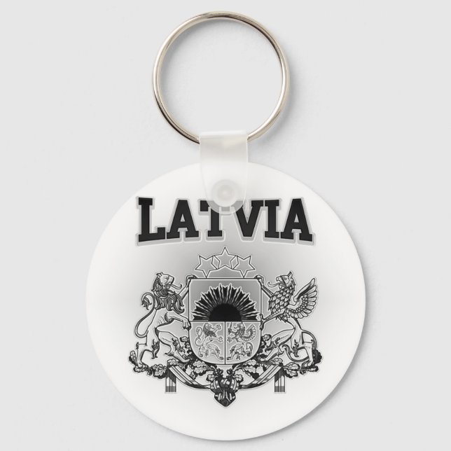 Chaveiro Casaco de armas da Letónia (Frente)