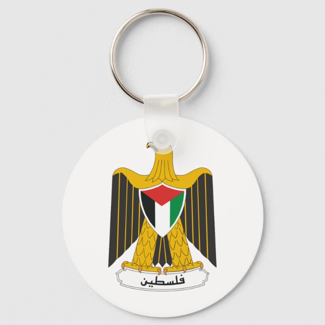 Chaveiro Casaco de armas da Palestina (Frente)