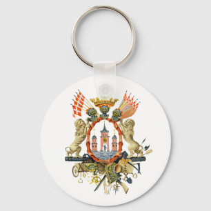 Chaveiro Casaco de Armas de Copenhaga