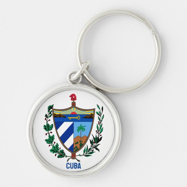 Chaveiro Casaco de armas de Cuba (Frente)