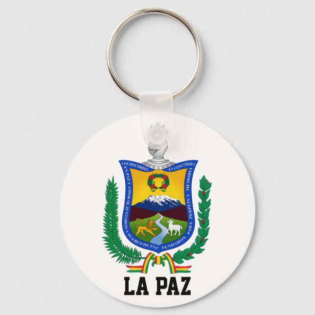 Chaveiro Casaco de Armas de La Paz, Bolívia (Frente)