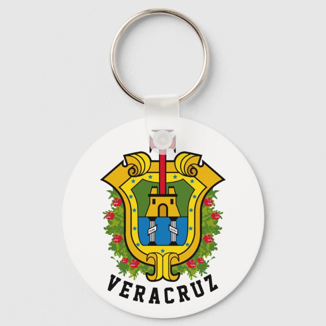 Chaveiro Casaco de Armas do Estado de Veracruz (México) Cha (Frente)