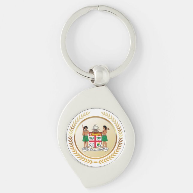 Chaveiro Casaco de Armas Fiji (Frente)