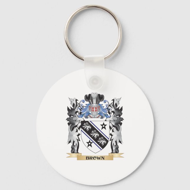 Chaveiro Casaco de Braços Castanho - Proteção Familiar (Frente)