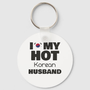 Chaveiro Casado com o Homem da Coreia Quente Eu Amo Meu Mar