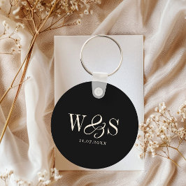 Chaveiro Casais pretas de casamento