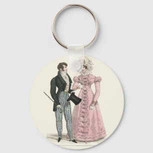 Chaveiro Casal Antigo Casamento 1823 Homem Mulher Moda