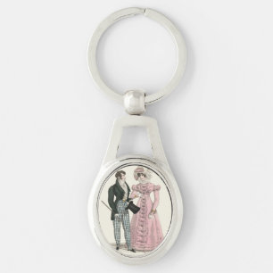 Chaveiro Casal Antigo Casamento 1823 Homem Mulher Moda