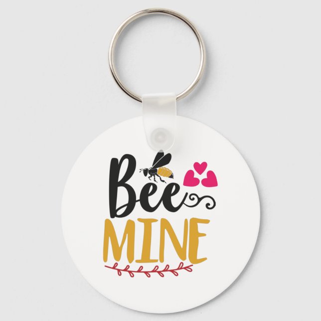 Chaveiro Casal Art Bee Mine (Frente)