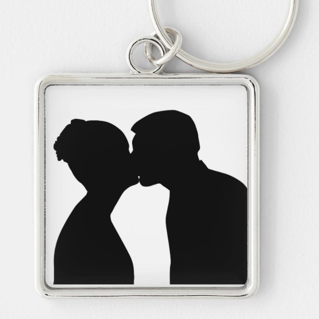 Chaveiro Casal DE BEIJO (Frente)