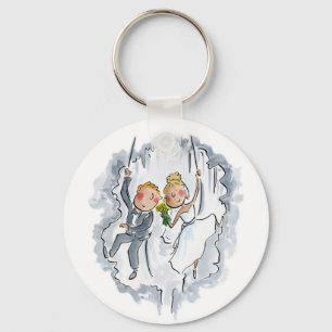 Chaveiro Casal de Casamento de Subida