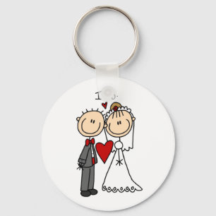 Chaveiro Casal de casamento I Do T-shirts e presentes