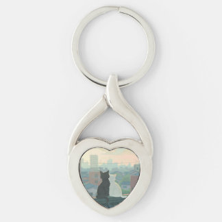 Chaveiro Casal de gatos