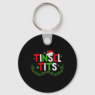Chaveiro Casal de Natal Jingle Tinsel Matando Castanhas