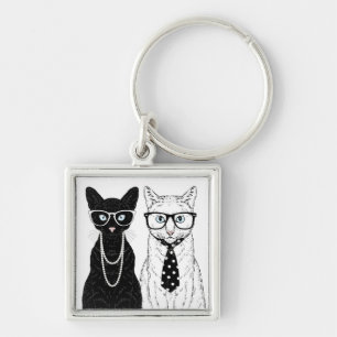Chaveiro Casal do gato