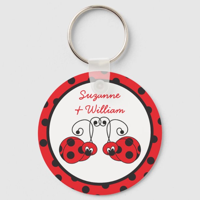 Chaveiro Casal Ladybug (Frente)