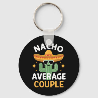 Chaveiro Casal médio nacho engraçado Cinco De Mayo Mexicano
