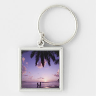 Chaveiro Casal na praia, Windjammer Landing, St. Lucia