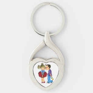 Chaveiro Casal Romântico bonito - Amor - Beijo Dia de os n
