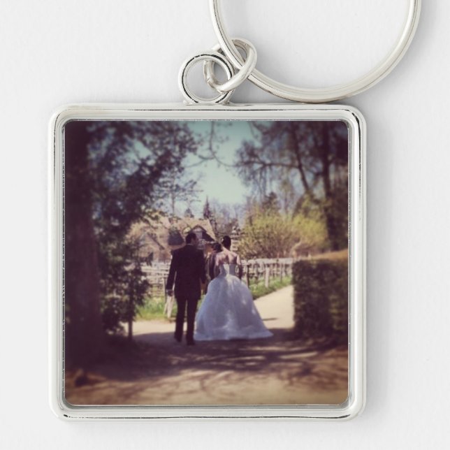 Chaveiro Casal Wedding em Versalhes (Frente)