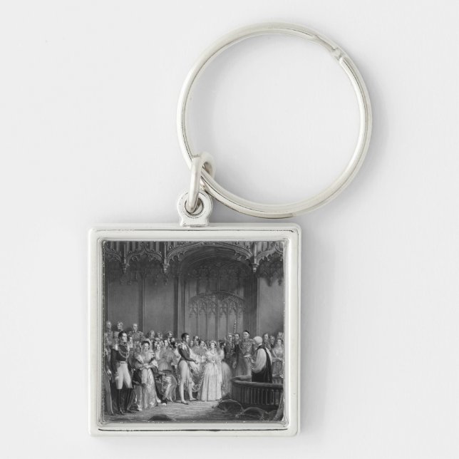Chaveiro Casamento da rainha Victoria e príncipe Albert (Frente)