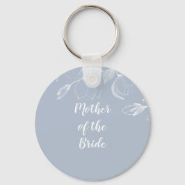 Chaveiro Casamento de Magnolias Brancas Dusty