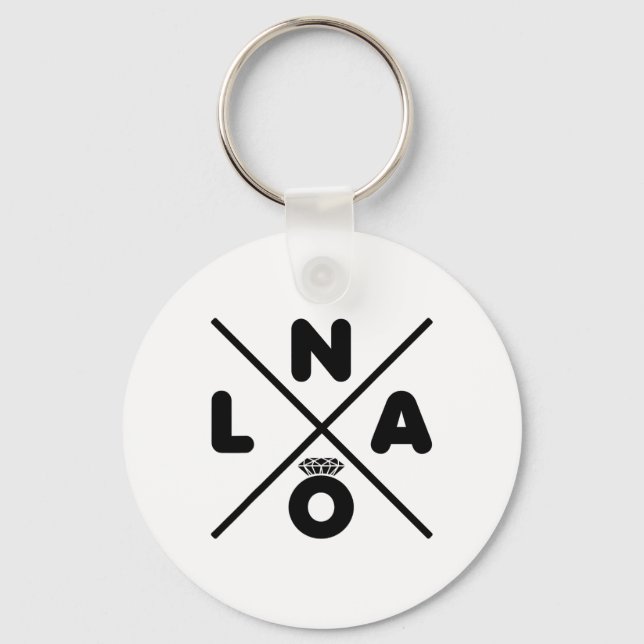 Chaveiro Casamento em Nova Orleans Festa de Solteira Nola N (Frente)