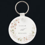 Chaveiro Casamento Floral de Terra Floral de Prados Brancos<br><div class="desc">Se precisar de mais alguma personalização,  por favor,  sinta-se à vontade para me enviar uma mensagem em yellowfebstudio@gmail.com.</div>