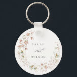 Chaveiro Casamento Floral de Terra Floral de Prados Brancos<br><div class="desc">Se precisar de mais alguma personalização,  por favor,  sinta-se à vontade para me enviar uma mensagem em yellowfebstudio@gmail.com.</div>