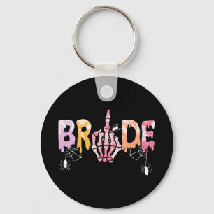 Chaveiro Casamento Gótico Noiva Esqueleto de Halloween Assu