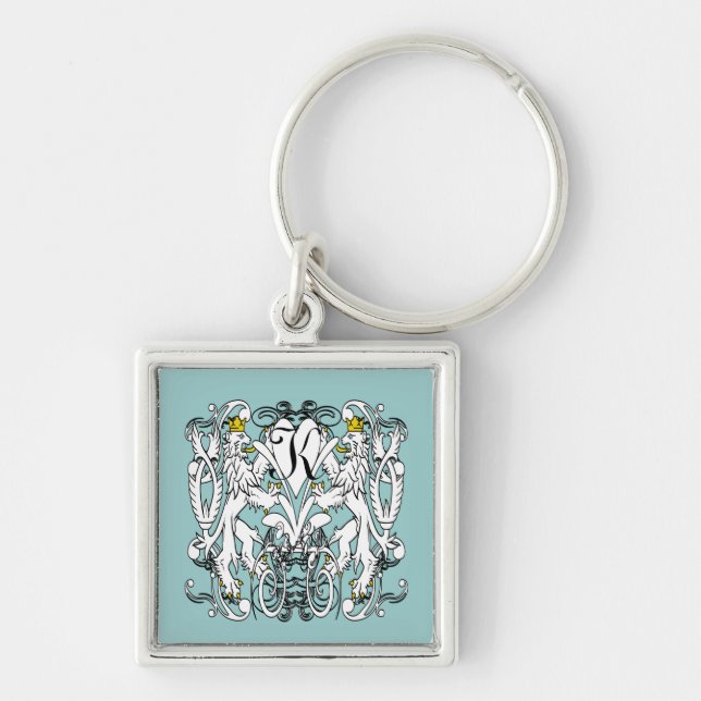 Chaveiro Casamento Lion Rampant Renaissance (Frente)