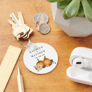 Chaveiro Casamento outono de Abóbora de outono Botânico Rus