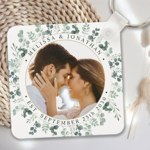Chaveiro Casamento Personalizado de Fotografia Moderno Euca
