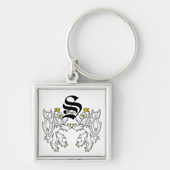 Chaveiro Casamento Renascentista Lion Rampant (Frente)