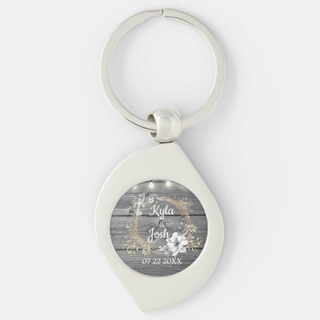 Chaveiro Casamento Russo das Luzes das Cordas (Frente)