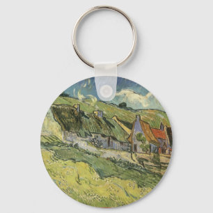 Chaveiro Casas de campo Thatched por Vincent van Gogh