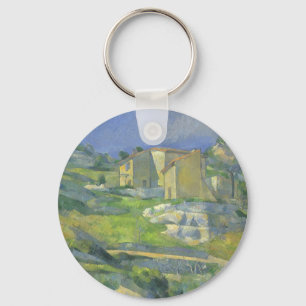 Chaveiro Casas em Provença por Paul Cezanne, Arte Antiga