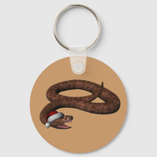 Chaveiro Cascavel com Santa Hat