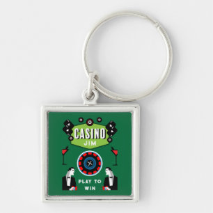 Chaveiro Casino Gambling Poker Roulette