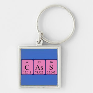 Chaveiro Cass periódico mesa name keyring
