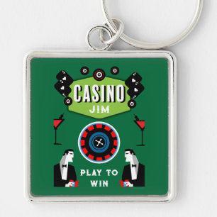 Chaveiro Cassino Jogos de Poker Roleta