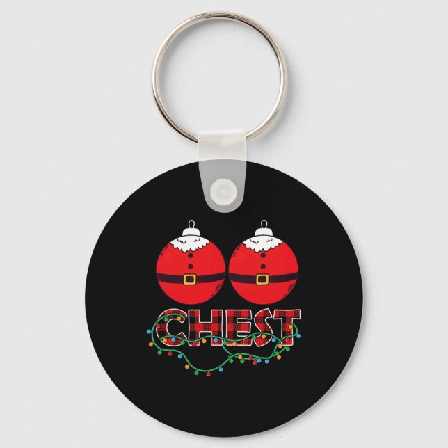 Chaveiro Castanhas Loucos de Peito Festas de Natal Festas d (Frente)