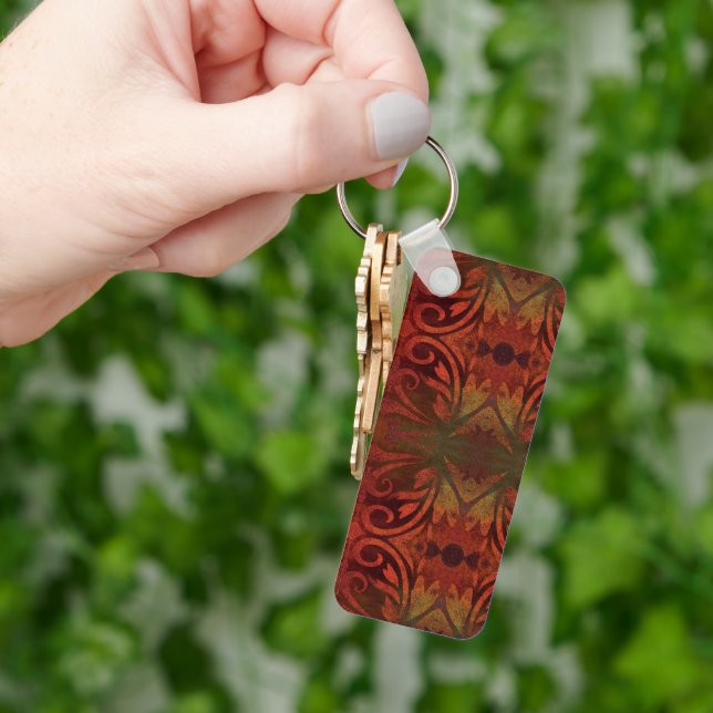 Chaveiro castanho (Mão)