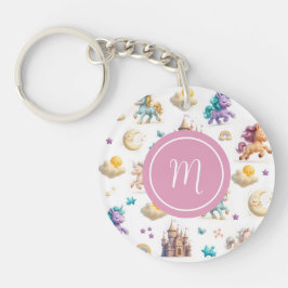 Chaveiro Castelo de Unicorns & Fairytale - Fantasia Whimsic