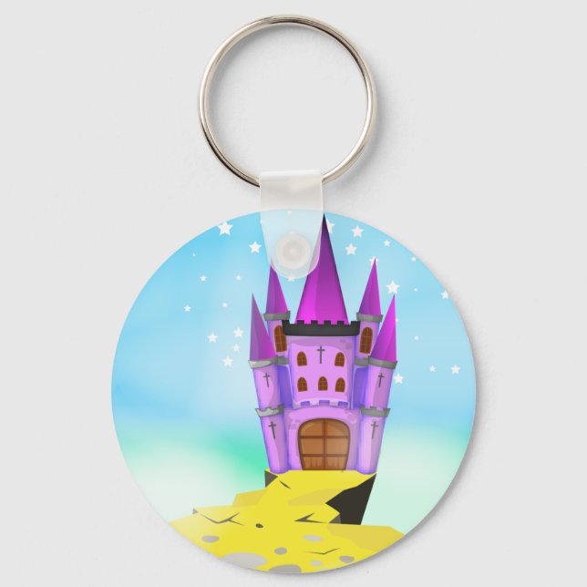 Chaveiro Castelo Fairytail (Frente)